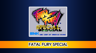 ACA NEOGEO FATAL FURY SPECIAL