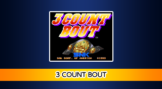 ACA NEOGEO 3 COUNT BOUT