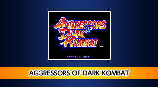 ACA NEOGEO AGGRESSORS OF DARK KOMBAT