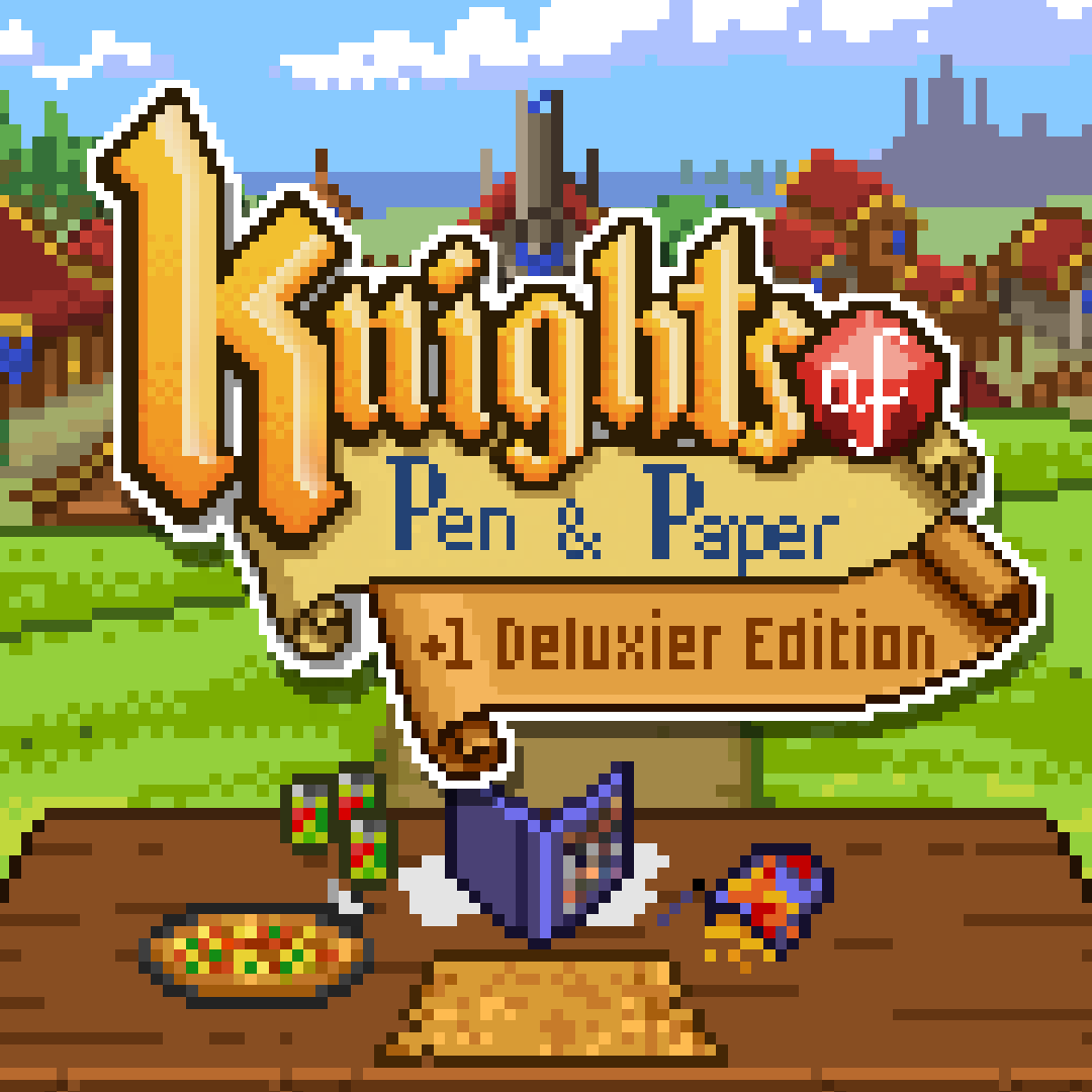 Boxart for Knights of Pen and Paper +1 Deluxier Edition