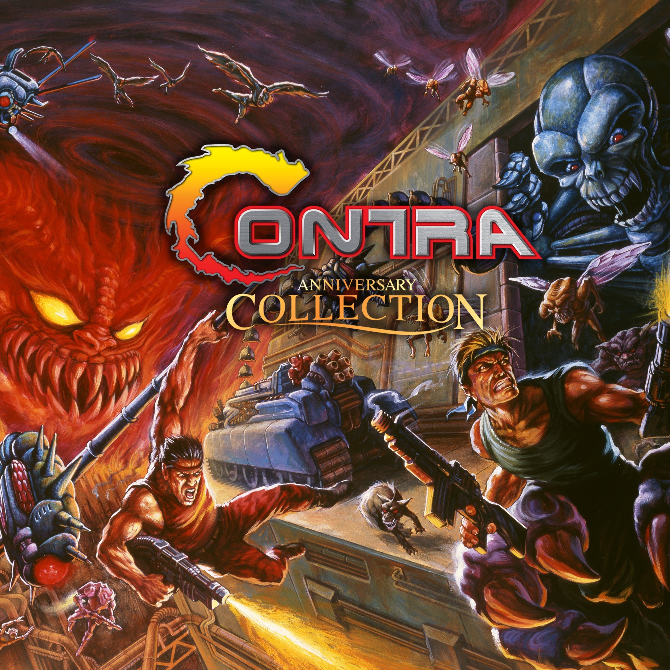 Boxart for Contra Anniversary Collection