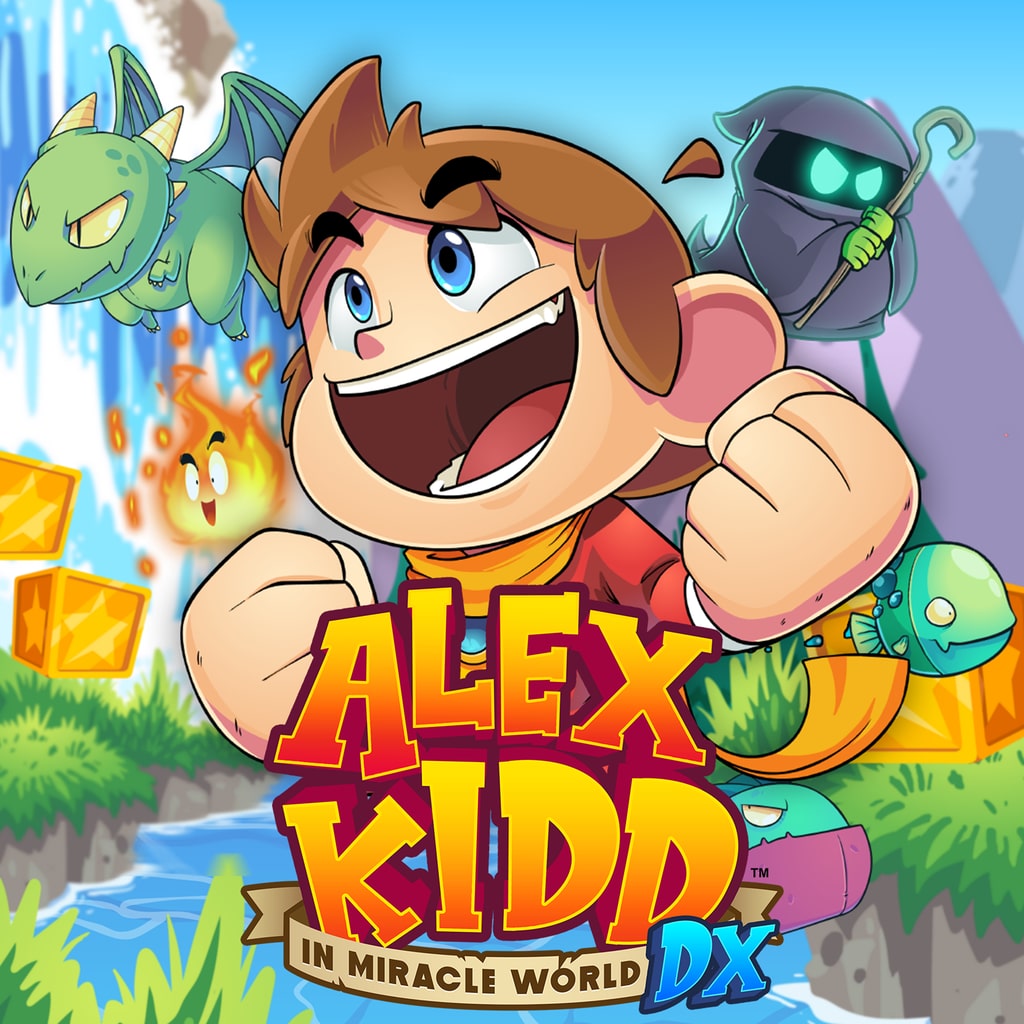 Boxart for Alex Kidd in Miracle World DX