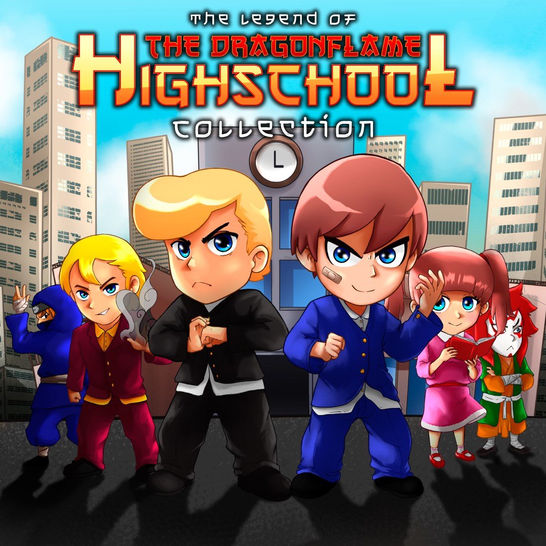 Boxart for The Legend of the Dragonflame Highschool Collection