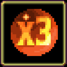 'Triple Damage Gem' achievement icon